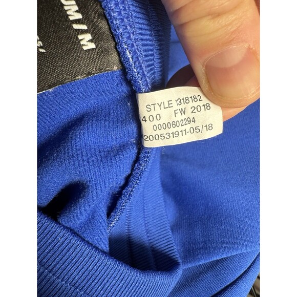 Under Armour Pennant Jogger Pants Boys Medium Blue Loose Zip Pockets Drawstring - Picture 5 of 8